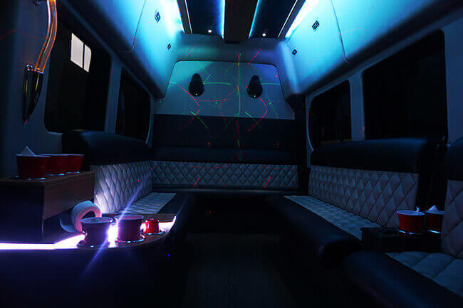 Ford Limo Van with personalized interiors