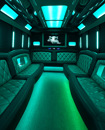 Luxury limousine buses